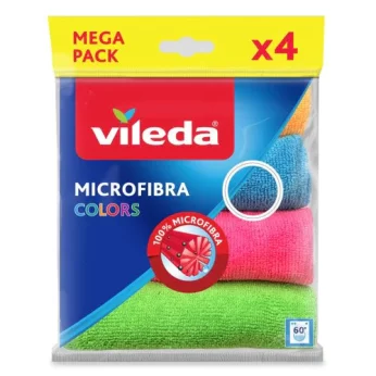 PAÑO MICROFIBRA VILEDA X4