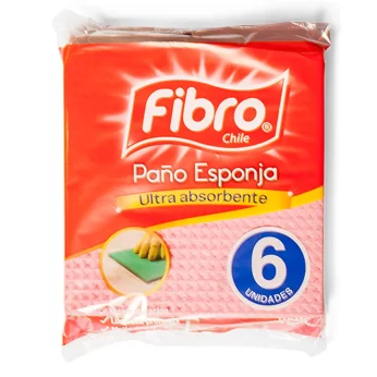 PAÑO ESPONJA FIBRO 6U
