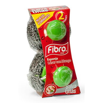 ESPONJA SILVER CN MANGO FIBRO X2